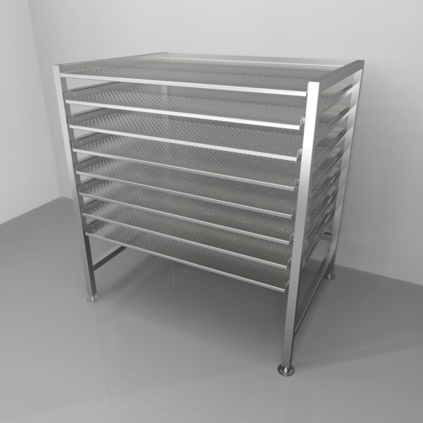 ||Rack with Pull-out Shelves|