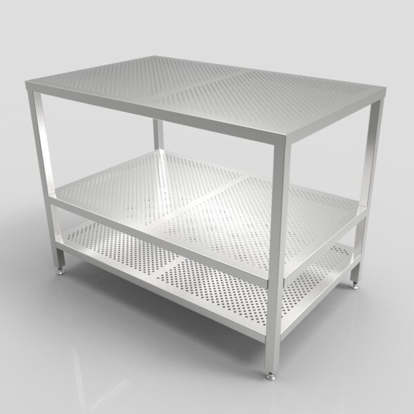 Table with Lower Shelves|