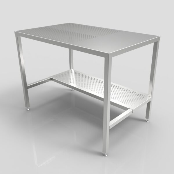 Table Partial Perf with Half Shelf|
