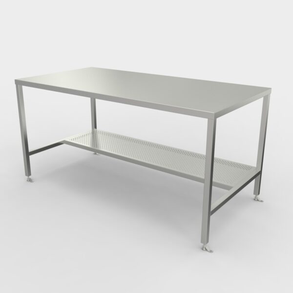 Table w/ Perf Shelf|