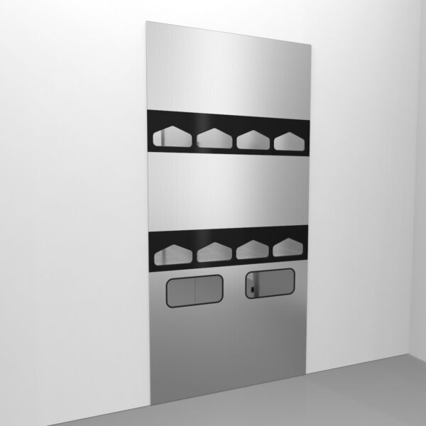 Gown Cabinet w/ Rear Acrylic Doors||||