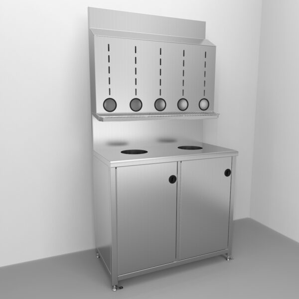 Dispenser and Wipe Down Table Unit|